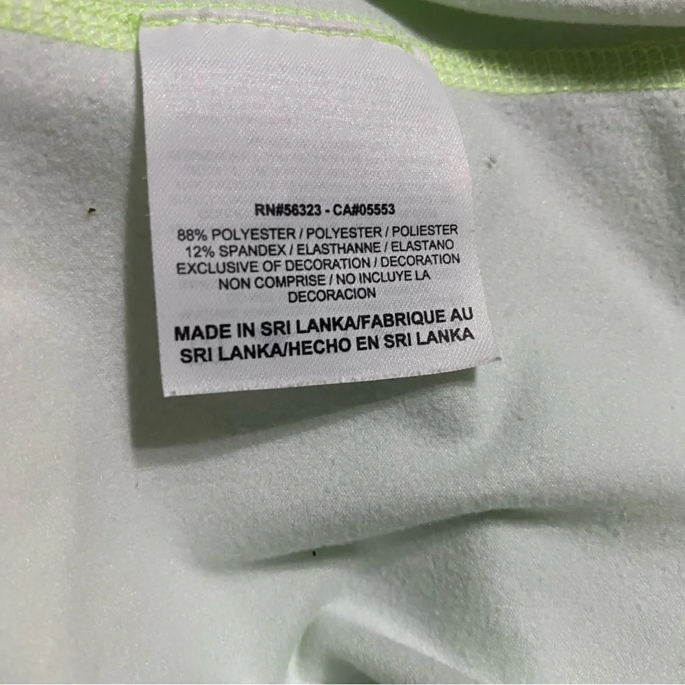 Nike Pro Combat Dri-Fit Lime Green Ombre Fitted L/S Thumbholes Shirt